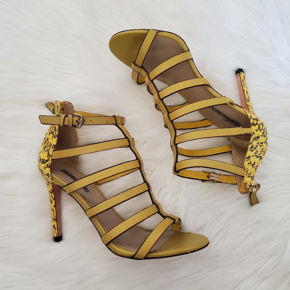 Charles David, Idealize, Size 6 Sandals, yellow